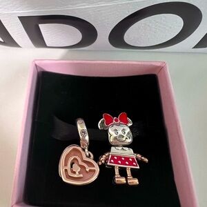 Pandora set of 2 charms Minnie Mouse Disney